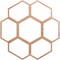 Ekena Millwork Florin Wood Fretwork Pierced Ceiling Medallion, Cherry, 38"OD x 16 1/4"ID x 1/4"T CMWP38X38X0250FOCH - alternate 1